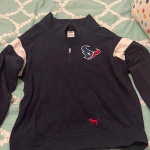 Pink by Victoria secret Houston Texans NFL half zip